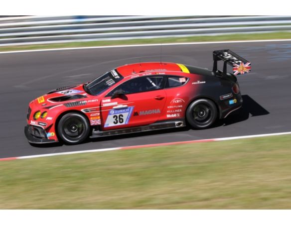 Spark Model S18SG019 BENTLEY CONTINENTAL GT3 N.36 20th 24H NURBURGRING 2017 KANE-SMITH-S.1:18 Modellino