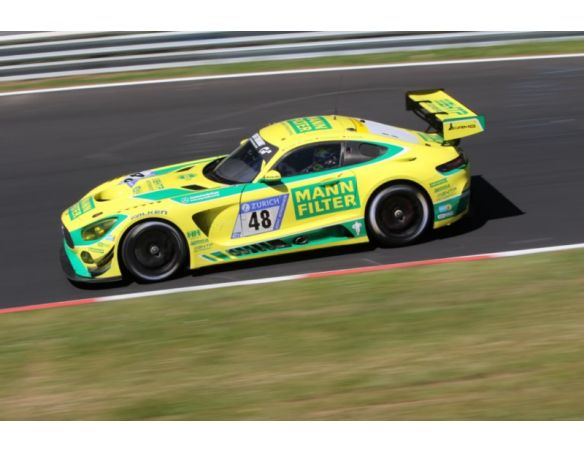 Spark Model S18SG021 MERCEDES GT3 N.48 14th 24H NURBURGRING 2017 HEYER-SCHNEIDER-DONTJE 1:18 Modellino