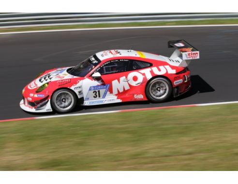 Spark Model S18SG023 PORSCHE 911 GT3 N.31 6th 24H NURBURGRING 2017 CHRISTENSEN-BACHLER S.1:18 Modellino