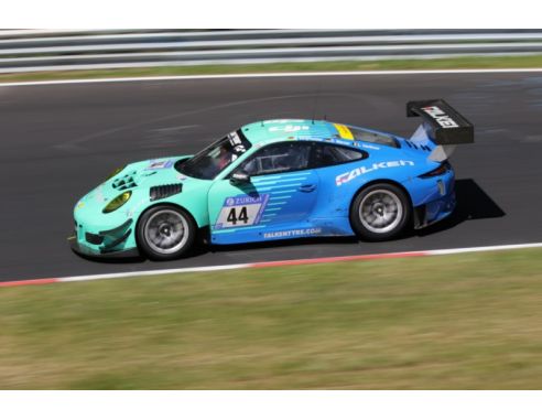 Spark Model S18SG025 PORSCHE 911 GT3 N.44 DNF 24H NURBURGRING 2017 RAGGINGER-WERNER-B.1:18 Modellino