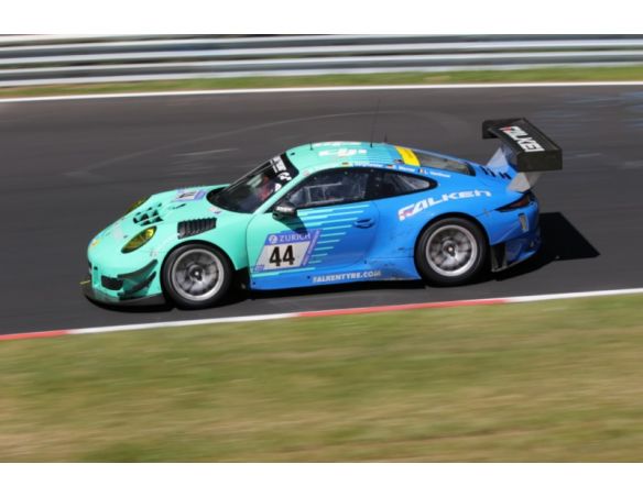 Spark Model S18SG025 PORSCHE 911 GT3 N.44 DNF 24H NURBURGRING 2017 RAGGINGER-WERNER-B.1:18 Modellino