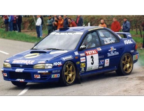Trofeu TF0632 SUBARU IMPREZA N.3 2nd RALLY DU VAR 1998 JOSEPH/PIVATO 1:43 Modellino