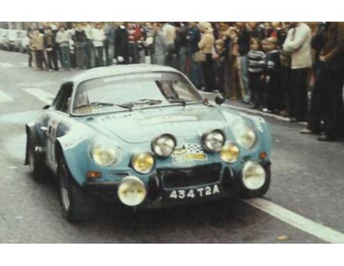Trofeu TF0843 ALPINE RENAULT A110 9th TOUR DE CORSE 1978 BALESI/CIRINDINI 1:43 Modellino