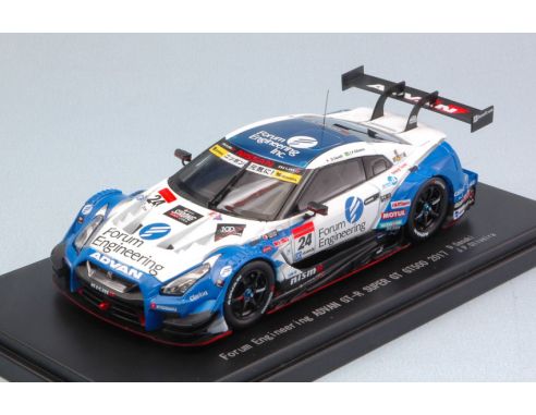 Ebbro EB45513 NISSAN GT-R N.24 5th SUZUKA SUPER GT500 2017 D.SASAKI-J.P.OLIVEIRA 1:43 Modellino