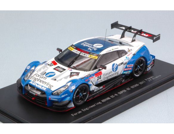 Ebbro EB45513 NISSAN GT-R N.24 5th SUZUKA SUPER GT500 2017 D.SASAKI-J.P.OLIVEIRA 1:43 Modellino