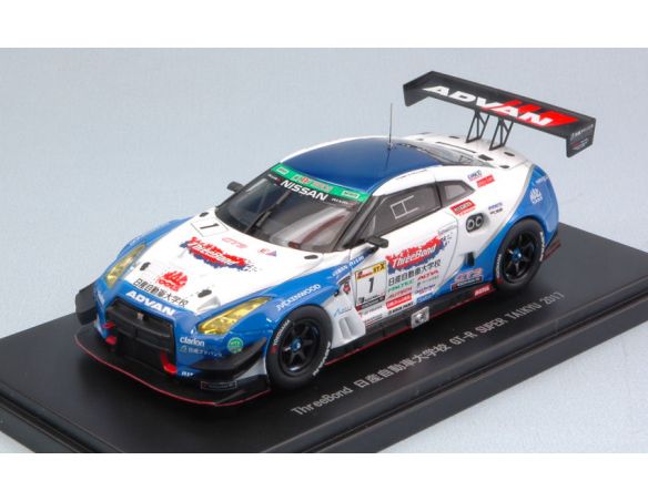 Ebbro EB45611 NISSAN GT-R N.1 2nd SUPER TAIKYU 2017 T.FUJII-K.HIRAMINE-Y.UCHIDA 1:43 Modellino