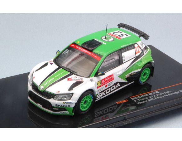 Ixo model RAM657 SKODA FABIA R5 N.32 WINNER WRC2 PORTUGAL 2017 TIDEMAND-ANDERSSON 1:43 Modellino