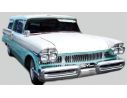 Kess Model KS43021021 MERCURY VOYAGER STATION WAGON 4-DOOR 1957 WHITE/BLUE 1:43 Modellino