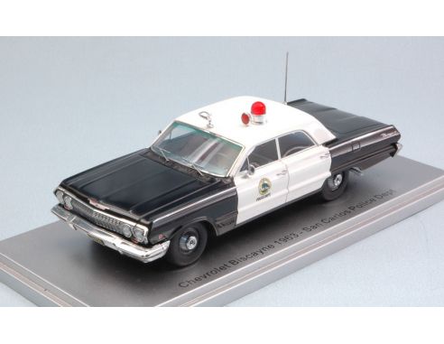 Kess Model KS43027011 CHEVROLET BISCAYNE 1963 S.CARLO POLICE DEPT.1:43 Modellino