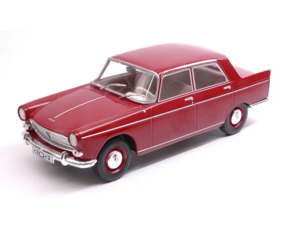 White Box WB124024 PEUGEOT404 1960 AMARANT RED 1:24 Modellino
