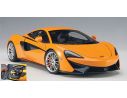 Auto Art / Gateway AA76044 MC LAREN 570S ORANGE 2016 W/SILVER WHEELS 1:18 Modellino