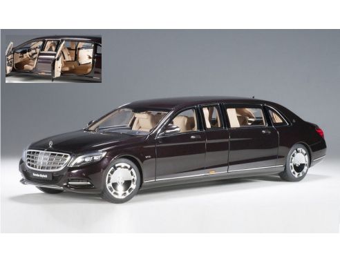 Auto Art / Gateway AA76299 MERCEDES-MAYBACH S600 PULLMAN 2016 DARK RED METALLIC 1:18 Modellino