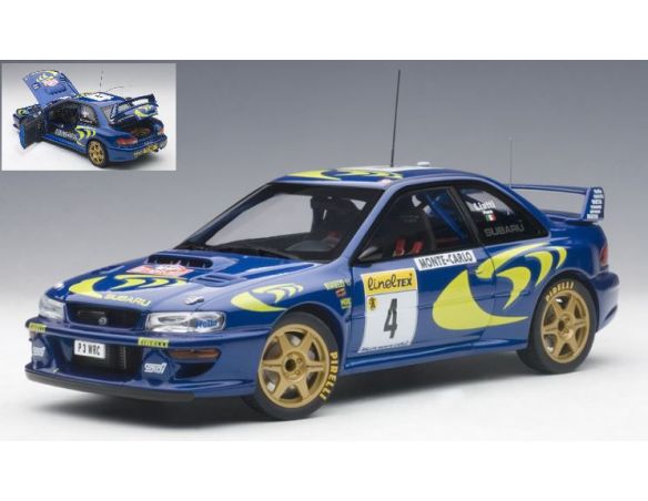 Auto Art / Gateway AA89791 SUBARU IMPREZA WRC N.4 WINNER MONTE CARLO 1997 P.LIATTI-F.PONS 1:18 Modellino