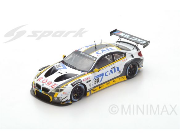 Spark Model SG361 BMW M6 GT3 N.98 2nd 24 H NURBURGRING 2017 PALTTALA-SIMS-CATSBURG 1:43 Modellino
