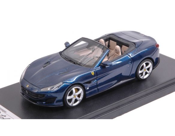 Looksmart LS480SD FERRARI PORTOFINO OPEN ROOF TOUR DE FRANCE BLUE 1:43 Modellino