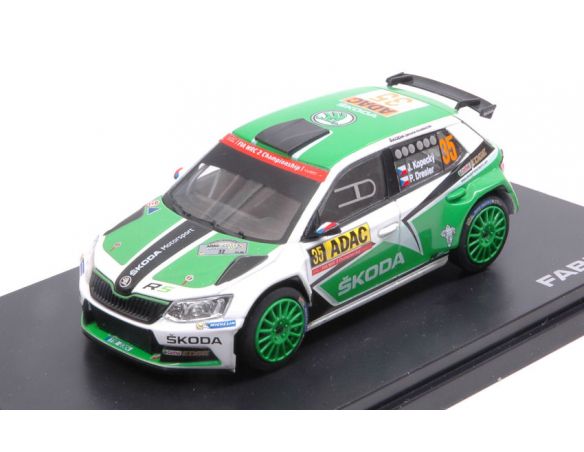 Abrex AB605TI SKODA FABIA III R5 N.35 9th ADAC RALLY DEUTCH.2016 KOPECKY-DRESLER 1:43 Modellino