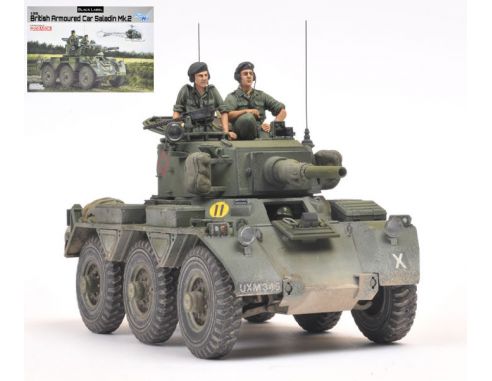 Dragon D3554 BRITISH ARMOURED SALADIN KIT 1:35 Modellino