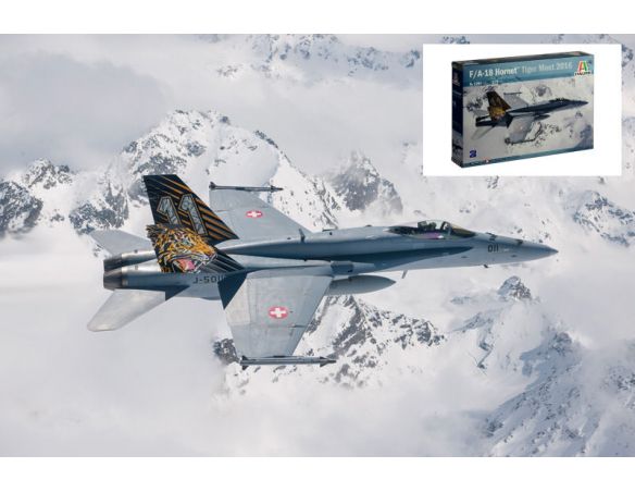 Italeri IT1394 F/A-18 HORNET TIGER MEET 2016 KIT 1:72 Modellino