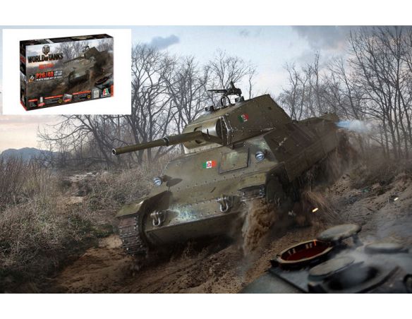 Italeri IT36515 WORLD OF TANKS P26/40 LIMITED EDITION KIT 1:35 Modellino