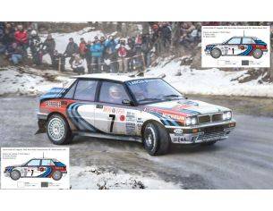 Italeri IT3658 LANCIA DELTA HF INTEGRALE MONTE CARLO 1990 VERSION N.1 OR N.7 KIT 1:24 Modellino