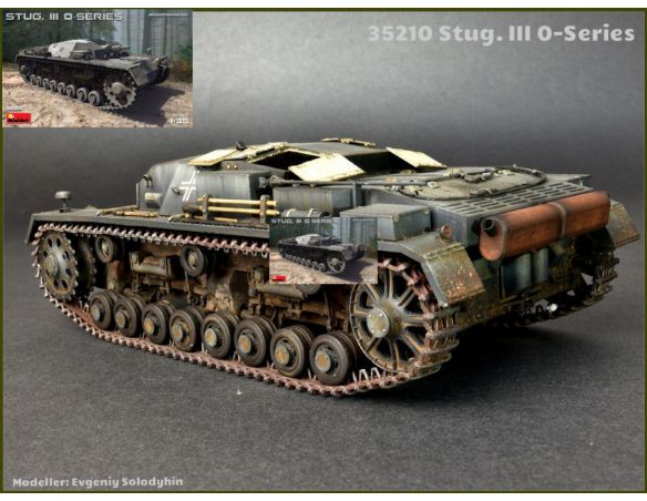 Miniart MIN35210 STUG.III 0-SERIES KIT 1:35 Modellino