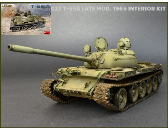 Miniart MIN37022 T-55A LATE MOD.1965  KIT 1:35 Modellino