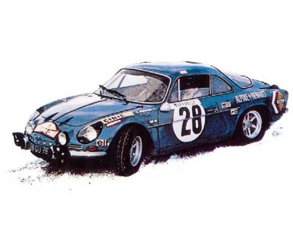 Norev NV310703 ALPINE A110 MONTE CARLO 1971 1:64 Modellino