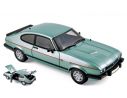 Norev NV182719 FORD CAPRI Mk.III 2.8 INJECTION 1982 CRYSTAL GREEN METALLIC 1:18 Modellino