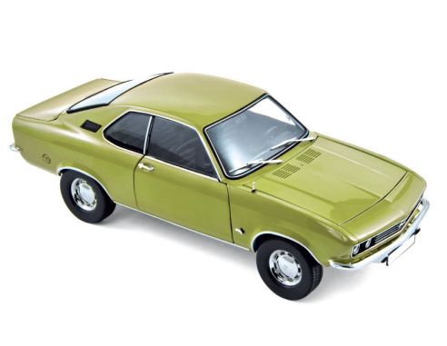 Norev NV183635 OPEL MANTA 1970 LEMON GREEN METALLIC 1:18 Modellino