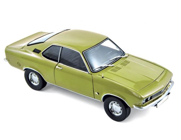 Norev NV183635 OPEL MANTA 1970 LEMON GREEN METALLIC 1:18 Modellino