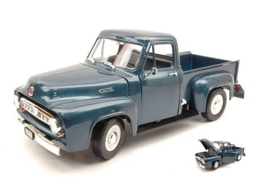 Hot Wheels LDC92148DB FORD F 100 PICK UP 1953 METALLIC BLUE 1:18 Modellino