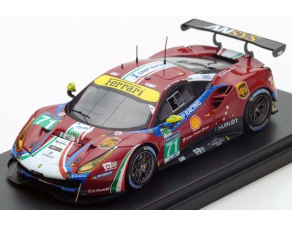 Looksmart LSLM067 FERRARI 488 GTE N.71 AF CORSE 1:43 Modellino