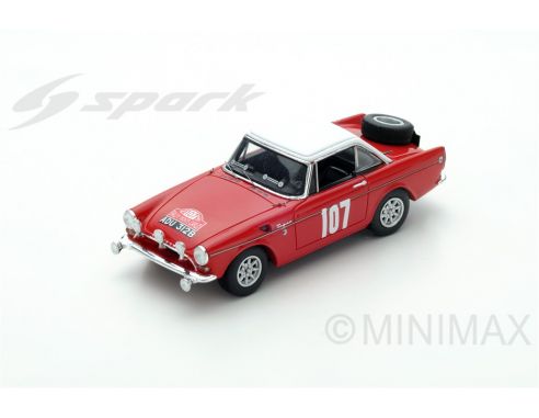 Spark Model S4061 SUNBEAM N.107 11th MONTE CARLO 1965 P.TURVEY-A.COWAN 1:43 Modellino