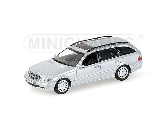 Minichamps PM400031512 MERCEDES E CLASS STATION WAGON 2003 SILVER 1:43 Modellino