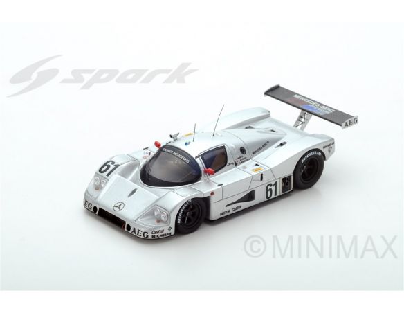 Spark Model S4762 SAUBER MERCEDES C9 N.61 2nd LM 1989 M.BALDI-K.ACHESON-G.BRANCATELLI 1:43 Modellino