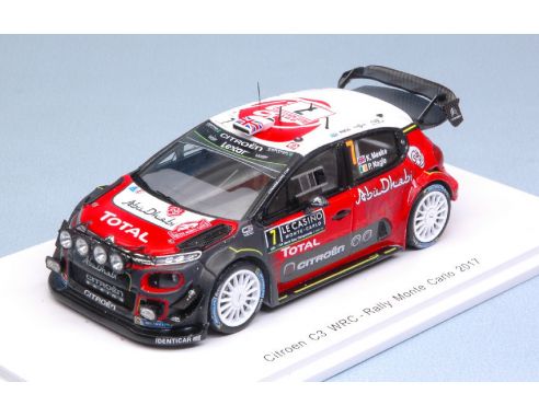 Spark Model S5155 CITROEN C3 WRC N.7 DNF MONTE CARLO 2017 K.MEEKE-P.NAGLE 1:43 Modellino