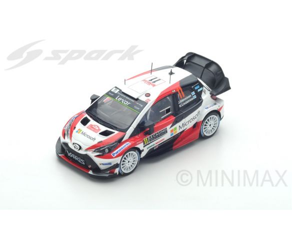 Spark Model S5164 TOYOTA YARIS WRC N.11 16th MONTE CARLO 2017 J.HANNINEN-K.LINDSTROM 1:43 Modellino