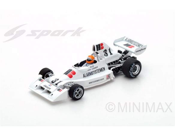 Spark Model S5301 ENSIGN N174 G.VAN LENNEP 1975 N.31 10th DUTCH GP 1:43 Modellino