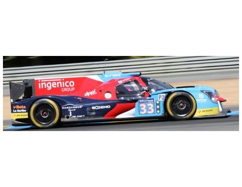 Spark Model S5819 LIGIER JS P217 GIBSON N.33 16th LM 2017 J.NICOLET-P.NICOLET-MARIS 1:43 Modellino