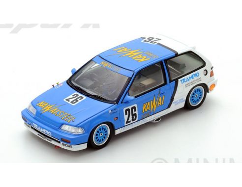 Spark Model SA130 HONDA CIVIC EF3 N.26 DNF GR.3 MACAU GUIA RACE 1989 KAZUO SHIMIZU 1:43 Modellino