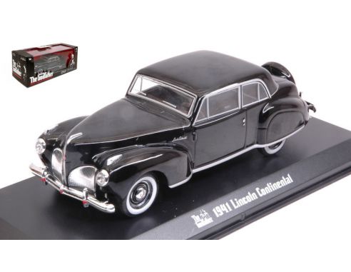 Greenlight GREEN86507 LINCOLN CONTINENTAL THE GODFATHER 1972 BLACK 1:43 Modellino