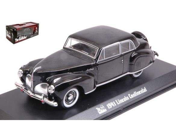 Greenlight GREEN86507 LINCOLN CONTINENTAL THE GODFATHER 1972 BLACK 1:43 Modellino