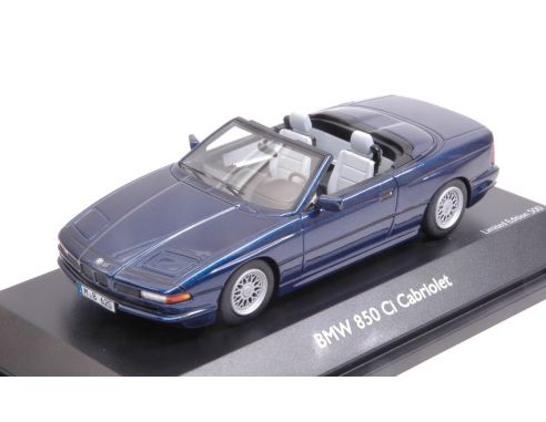 Schuco SH9025 BMW 850 Ci CABRIOLET METALLIC BLUE 1:43 Modellino