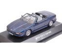 Schuco SH9025 BMW 850 Ci CABRIOLET METALLIC BLUE 1:43 Modellino