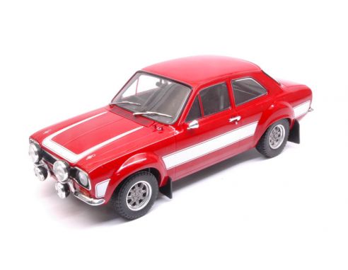 Triple 9 T9-1800133 FORD ESCORT RS 2000 MKI RED W/WHITE STRIPES 1:18 Modellino
