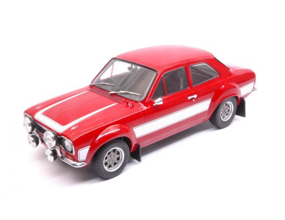 Triple 9 T9-1800133 FORD ESCORT RS 2000 MKI RED W/WHITE STRIPES 1:18 Modellino