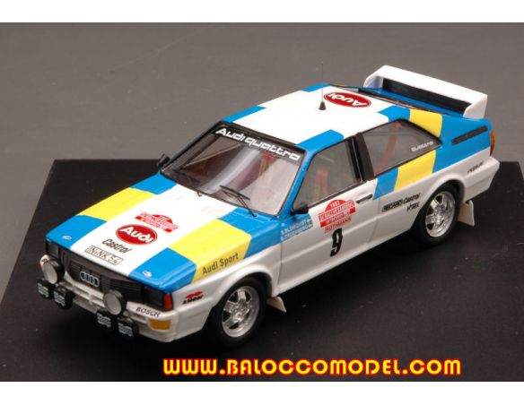 Trofeu TF1606 AUDI QUATTRO N.9 WINNER S.REMO 1982 S.BLOMQVIST-B.CEDERBERG 1:43 Modellino