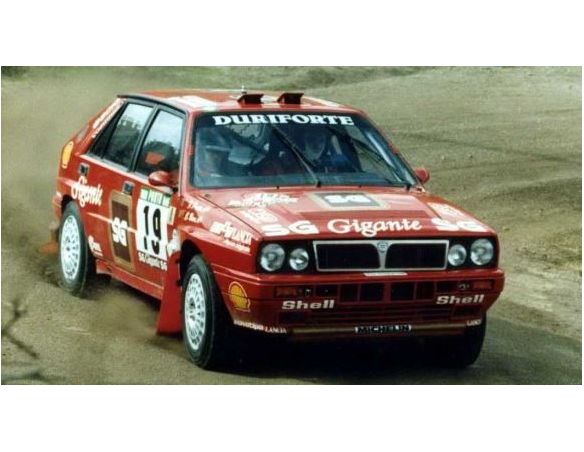 Trofeu TFRRAL63 LANCIA DELTA INTEGRALE 16v N.16 5th RALLY OF PORTUG.1990 BICA-PRATA 1:43 Modellino