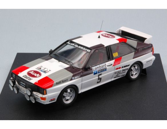 Trofeu TF1604 AUDI QUATTRO N.5 WINNER R.A.C.1981 H.MIKKOLA-A.HERTZ 1:43 Modellino