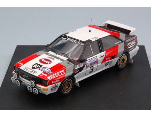 Trofeu TF1609 AUDI QUATTRO N.3 WINNER  R.A.C.1983 S.BLOMQVIST-B.CEDERBERG 1:43 Modellino